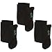 3 Pair EvoNation Men's USA Made Graduated Compression Socks 20-30 mmHg Firm Pressure Medical Quality Knee High Orthopedic Support Stockings Hose - Best Comfort Fit, Circulation, Travel (Medium, Black)