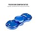 Fidget Spinner Toy EDC ADHD Focus Ultra Durable High Speed Fingertip Gyro (L BLUE)