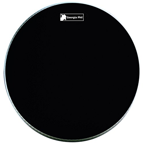 Georgia Phil Black Bass Drum Head 22 Inch