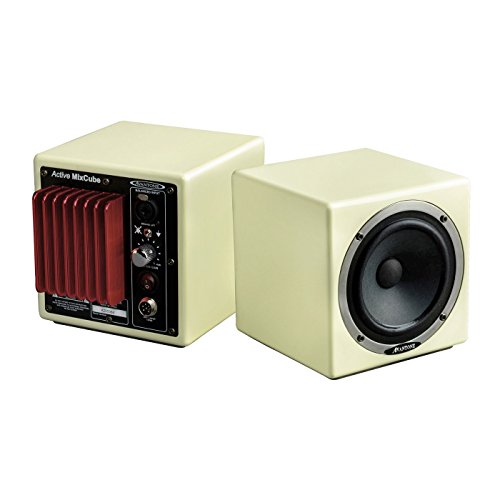 Avantone Active MixCube Powered Full-Range Mini Reference Monitors - Creme, Pair