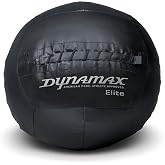 Dynamax Elite 14" Medicine Ball &ndash; Soft-Shell Wall Ball for Strength, Core &amp; Functional Training, Triple-Stitched, Moisture Resistant, Made in USA, 4&ndash;30 lb Options