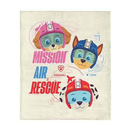 Nickelodeon Paw Patrol Officially Licensed Mission Air Rescue Ultra-Soft Silk T…