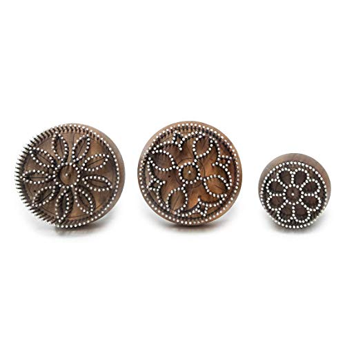 Unique-three-piece-set-of-handmade-walnut-Uzbek-bread-stamps-236-236-118-in-diameter-original-Uzbek-gifts-for-bakers-BONUS
