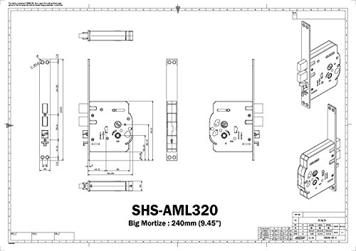 Samsung-Digital-Door-Lock-SHS-P718LBKEN-Fingerprint-Push-Pull-Two-Way-Latch-Mortise-ENGLISH-VERSION-Morise-AML320