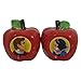 Westland Giftware Ceramic Magnetic Salt and Pepper Shaker Set, Disney Snow White and Prince Charming, 2.5-Inch, Set of 2