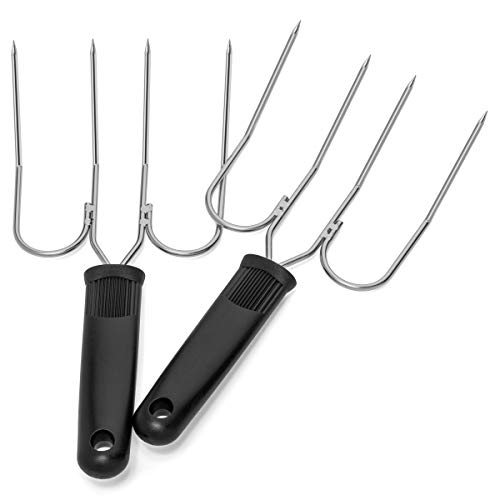 Turkey Lifter Forks Set of 2 Stainless Steel Turkey Lifters Will