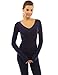 PattyBoutik Women's V Neck Long Sleeve Tunic Sweater