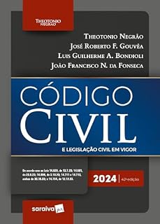Livro Código Civil e Legislação Civil em Vigor - 42ª edição 2024
