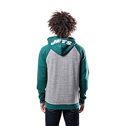 Ultra Game NFL New York Jets Mens Full Zip Soft