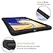 Fintie Silicone Case for Samsung Galaxy Tab S4 10.5 2018 Model SM-T830/T835/T837, [Honey Comb Series] [Kids Friendly] Light Weight Shock Proof Protective Cover with S Pen Holder, Black