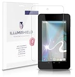 iLLumiShield - HP Slate 7 Crystal Clear Screen Protectors with Anti-Bubble/Anti-Fingerprint - 3-Pack + Lifetime Replacements
