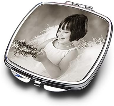 A1 Personalised Square Photo Compact Mirror Gift