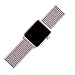 For Apple Watch Band,Soft Breathable Woven Nylon Replacement Sport Loop Band for Apple Watch Series 3/2/1 [38MMM Pink Sand]