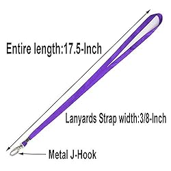 Antspirit Purple Lanyards Bulk Lanyards for Id
