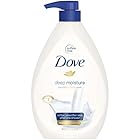 Dove Body Wash Pump, Deep Moisture, 34 oz