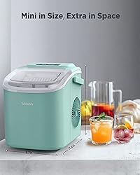 Silonn Countertop Ice Maker, 9 Cubes Ready in 6