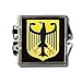 GERMANY EAGLE COAT ARMS CREST GERMAN FLAG LAPEL PIN DEUTSCHLAND BUNDESADLER VENICEBEE