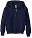 Hanes Boys' EcoSmart Fleece Jacket, Hooded Jacket for Boys, Soft Full Zip Jacket