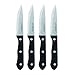 Henckels Steak Knife Set of 4, Stainless Steel, Black