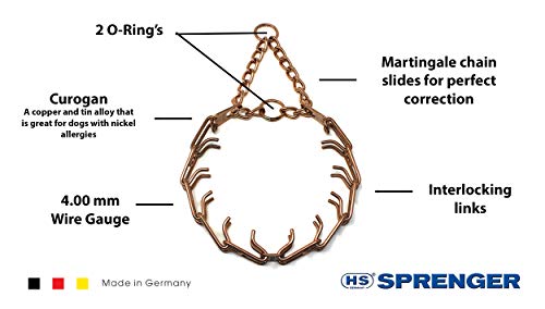 hypoallergenic prong collar