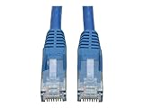 Tripp Lite Cat6 Gigabit Snagless Molded Patch Cable (RJ45 M/M) - Blue, 50 Piece Bulk Pack, 3-ft.(N201-003-BL50BP)