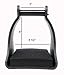 AJ Tack Wholesale Endurance Trail Stirrups Horse Trail Riding Light Weight Polymar Cushioned Foot Pad 3 Inch Neckthumb 1