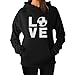 TeeStars - I Love Soccer - Perfect Gift for Soccer Players / Fans Women Hoodie