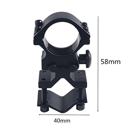 Beileshi Flashlight and Laser Sight Mount with Barrel Adapter