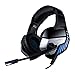 Gaming Headset for PS4, Xbox One, PC Headphones with Microphone LED Light Mic for Nintendo Switch Playstation Computer, K5 pro (Black&Blue)thumb 1