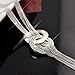 Kikole Women Rhinestone Metal Pendant Chain Statement Jewelry Long Tassel Sweater Bib Necklace Chains