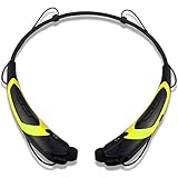 Universal Bluetooth Neckband Headphones S Gear -HV-Digitial 800 Wireless Headset Sweatproof Running Gym Exercise Stereo Earphones Noise Cancelling Earbuds Cordless BlackYellow