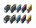 10-Pack Set Non-OEM Ink w/ CHIP for PGI-5BK CLI-8 Canon Pixma MP500 MP530 MP600 MP800 iP4200 iP4300 iP4500 iP5200 iP5200