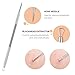 Blackhead Remover Kit, ElleSye Pimple Acne Removal Tool Comedone Whitehead Zit Extractor Kit for Risk Free Nose Face Skin with 3X Zoom Flat Mirror & Leather Case