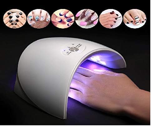Whitecloud TRANSFORMING HOMES Professional USB Nail Lamps 36W UV LED Nail Polish Dryer Machine (White, ITN-AA105)