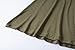 LARACE Women Short Sleeves Flare Tunic Tops for Leggings Flowy Shirt (L, Army Green)