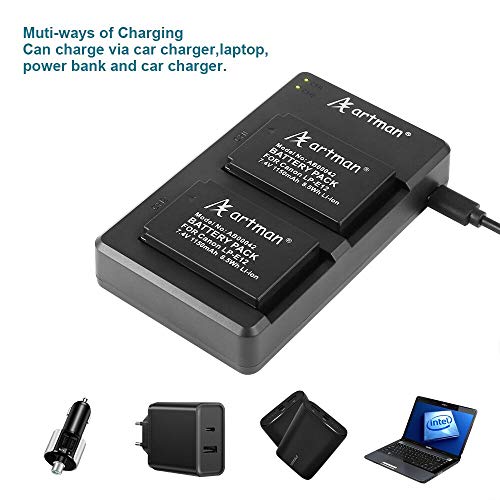 Canon Digital Camera Artman LP-E12 Battery And Dual Micro USB - Technical View