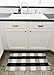 UKELER Black and White Rug 2×3, Cotton Buffalo Plaid Rugs for Front Porch Machine Washable Cute Farmhouse Layered Door Mats Welcome Doormats Outdoor Front Porch Rugs