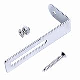 1pc Pickguard Bracket with Screws Closed End Chrome for Gibson/epiphone Repalcement