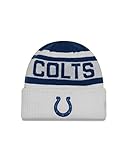 NFL Indianapolis Colts Biggest Fan 2.0 Cuff Knit Beanie, One Size, White
