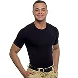Body Shaper for Men - Slimming Compression Crewneck Shirt by Ross Michaels