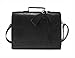 ECOSUSI Briefcase for Women Laptop Bag for Work Briefcase Crossbody Messenger Bags Vegan Leather Satchel Purse Fit 14 Inches Laptop, Black