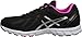 ASICS Women's Womens Gel-Frequency 3 Athletic Shoe, Black/Silver/Pink, 8 Medium US
