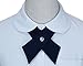 SISIDI Girls' Criss-Cross Bow Ties, Girls' School Uniform (Navy Blue)