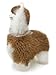 Standing Alpaca Fur Alpaca Adult Figure - Multi Colored 12 Inch (Multi)