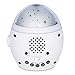 Galaxy Clock by MomKnows. Soothing Star Projector Sound Machine. Relaxing Night Light With Nature Sounds and White Noise. Kids Baby Ceiling Projection Alarm Clock Lamp