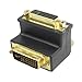 Sourcingmap Dual Link Male to Female 90 Degree Adapter Connector