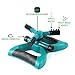 Leafgreen Lawn Sprinkler, 360 Rotating Adjustable Garden Sprinkler with 3600 SQ FT Coverage Premium Quality Lawn Irrigation System
