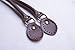 Wento Pair 23.6 Inches Purses Straps,cowhide Leather Purse Handles,genuine Leather Handles,cowhide Leather Purses Straps,soft Cow Leather Straps,purse Making Supplies (Dark Brown) …