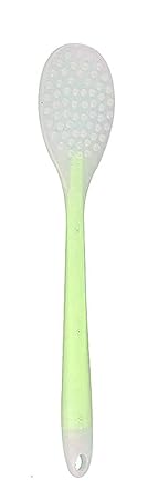 Fully Bathing Brush For Body Soft Long Handled Bathing Brush Back Scrub Soft Bristles Brushing Removes Dead Skin For Unisex 20 Gram Pack Of 1 Green