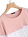 Romwe Women's Casual T-Shirt Long Sleeve Loose Top Cotton Tee
